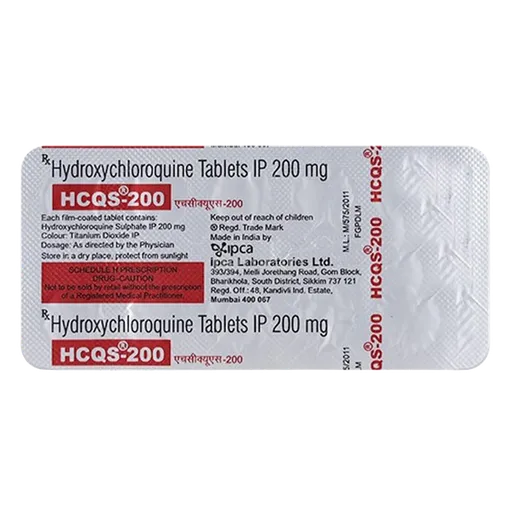 hcqs 200mg tablet 10's